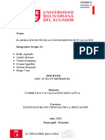 Tarea 3 Técnicas e Instrumentos de Evaluación