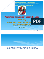 Tema 3 Municipalidad y Promocion Del Desarrollo Local