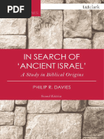 In Search of 'Ancient Israel' A Study in Biblical Origins (Philip R. Davies)