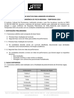 Edital 01-2024 - Orquestra Filarmônica de Volta Redonda