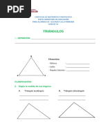 Clasificación de Triángulos