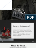 Deuda Externa en