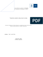 Vegetation Analysis Using Remote Sensing