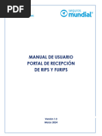 Manual de Usuario Portal de Recepcion de Rips y Furips