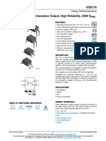 VO617A Optocoupler, Phototransistor Output, High Reliability, 5300 V