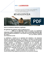 TEMA 10 La Resiliencia y La Disrupción