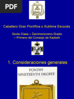 19 Grado Caballero Gran Pontifice