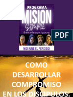 O Desarrollar Compromiso en Los discipulos-PROGRAMA MISION SIMPLE