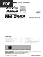 Service Manual: Xr/Uc, Xr/Ew, Xr/Es