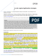 Claiming The Right To Rule - Regime Legitimation Strategies From 1900 To 2019