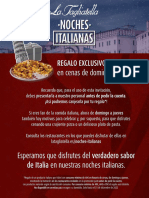 Invitacion Noches Italianas