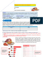 Ficha de Trabajo Indagamos Sobre Los Alimentos Ricos en Hierro