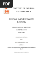 Analisis Del Comportamiento de La BMV