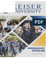 KU Undergraduate Catalog