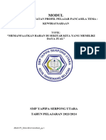 Modul Projek Kewirausahaan - Memanfaatkan Bahan Di Sekitar Kita Yang Memiliki Daya Jual - Fase D