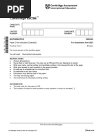 0580 Practice Test 3 2025 (Paper 2) QP