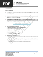 Trial Balance