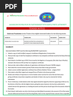 Bonchari ConstituencyTender Notice - 2-4