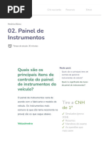 Painel de Instrumentos - Como É Cobrado Na Prova Do DETRAN