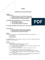 06 - Fiziopatologia Hemostazei