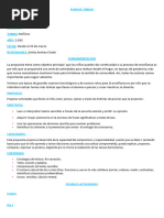 Plan de Tareas Del 25 Al 3 de Abril