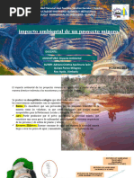 Impacto Ambiental de Un Proyecto Minero - Avance APO-QUISP-RIOS