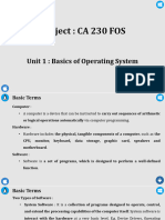 Unit 1 Basic of Operating System - Details