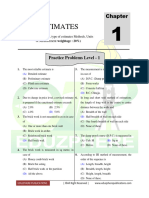 Quantity Surveying Valuation MCQ