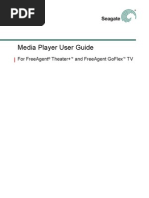 Media Player User Guide: For Freeagent Theater+ and Freeagent Goflex TV