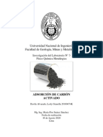 Informe de Investigacion #3 Adsorcion de Carbon Activado