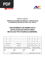 Np-Qm-Ci-P-019 Procedimiento de Reemplazo e Instalación de Estructuras Metálicas Tipo Pasarela-Caminería