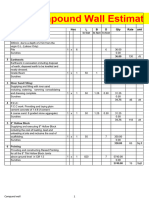 Compound Wall Estimate