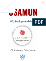 Background Guide - GA3 - CSAMUN III - Promotion and Protection of The Rights of Children in Conflict