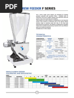 Single Screw Feeder F Series