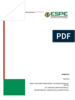 TALLER 2 Funciones Financieras y Manejo de Datos