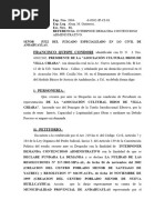 Demanda Contencioso Administrativo