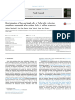 Discrimination of Live and Dead Cells of Escherichia Coli