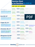 Metal Aqua Ion Reactions OCR