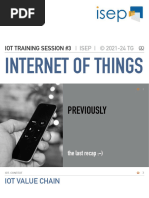 Iot Training Session #3: - ISEP - © 2021-24 TG