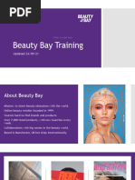 Beauty Bay Training April 2021