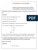 09 KTK - 10 Linear Equation in Two Variables