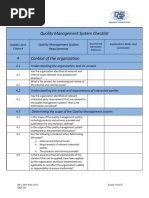 CHECKLIST AUDIT ISO 9001-2015 (English)