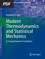 Puri R. Modern Thermodynamics and Statistical Mechanics... Foundation 2024