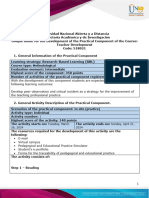 Guide For The Development of The Practical Component - Unit 2 - Phase 3 - Practical Component - Educational and Pedagogical Practice