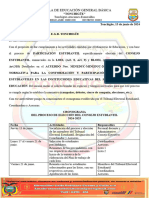 Cronograma Elección Consejo Estudiantil