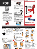 Triptico VIH-SIDA