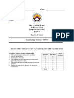 PT1 Edited Cambridge Science Form 1