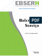 Boletim de Serviço Nº 422 - 17 de Agosto de 2023