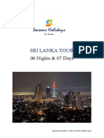 Tour Detailed Itinerary - 6N7D