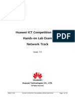 Huawei ICT Competition 2020 Hands-On Lab Exam